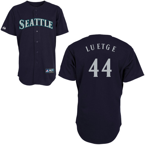 Lucas Luetge #44 mlb Jersey-Seattle Mariners Women's Authentic Alternate Road Cool Base Baseball Jersey